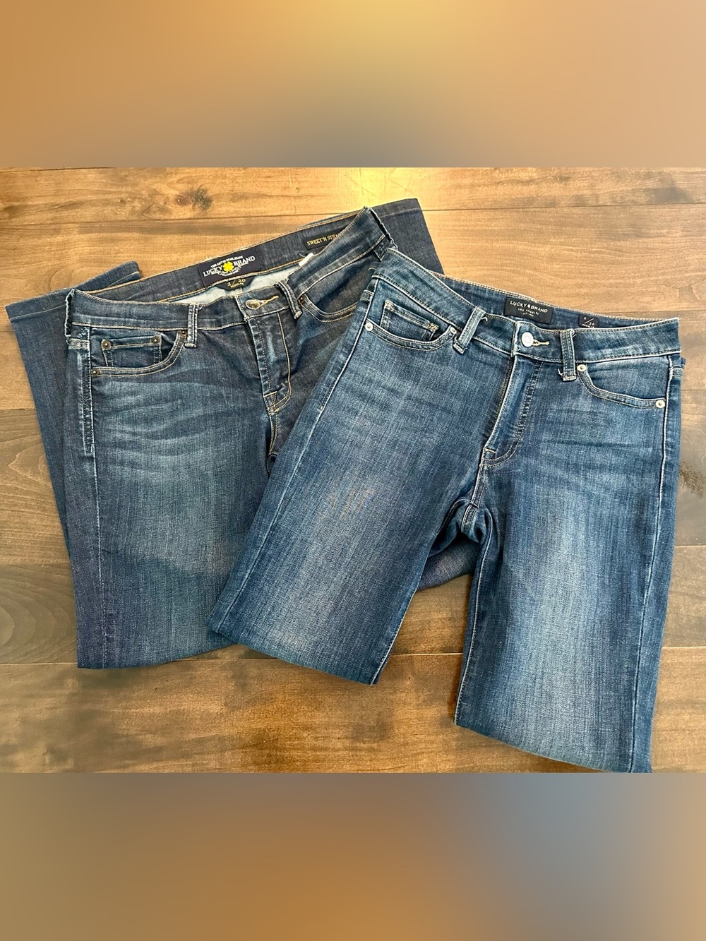 🌟 Two Pairs of Lucky Brand Women's Cropped
